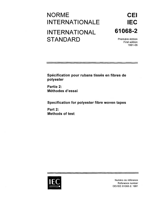 Cover IEC 61068-2:1991